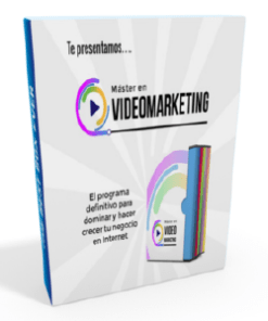 Un libro titulado Master en VideoMarketing 2017 con cursos baratos.
