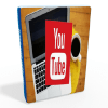 Un libro con la palabra Curso Completo de YouTube Para Negocios y Nuevos Youtubers, que ofrece cursos asequibles.