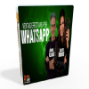 Una portada de DVD con las palabras Marketing y Ventas Efectivas Por WhatsApp y un hombre sosteniendo un teléfono, mostrando cursos baratos.