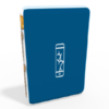 Una libreta azul con Esclavizando Celulares - aprende a hackear el celular de cualquiera persona.