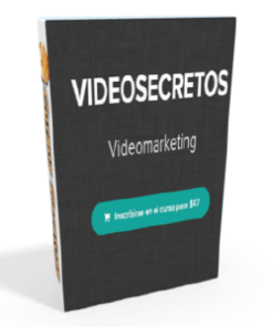 Un libro sobre video marketing de Video Secretos con cursos baratos y asequibles.