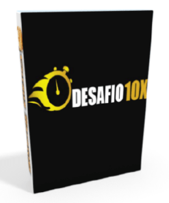 Un libro negro y amarillo en cursos baratos. Desafío 10x - Alexis Soto.