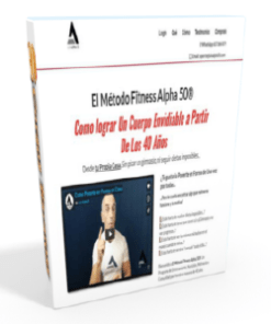 La portada del libro Método Fitness Alpha 50 - Luis Alpha con la foto de un hombre cursos baratos.