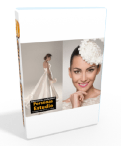 Fotografía e Iluminación profesional de una mujer con un precioso vestido de novia - Estudio Guti.
