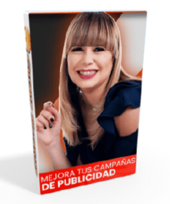 La portada del libro "Cómo segmentar y escalar tus campañas - Vilma Nuñez" con un rostro de mujer.