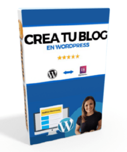 Crea un blog en Crea TU BLOG desde CERO con Wordpress y Elementor especializado en cursos baratos.