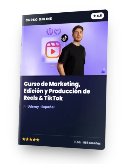 Curso Curso de Marketing, Edición y Producción de Reels & TikTok