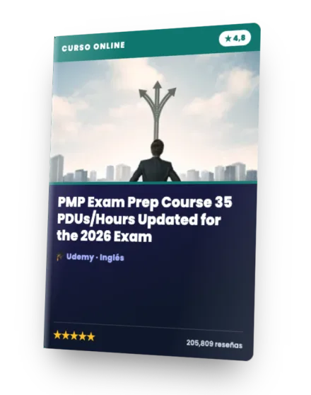 Curso PMP Exam Prep Course 35 PDUs/Hours Updated for the 2026 Exam