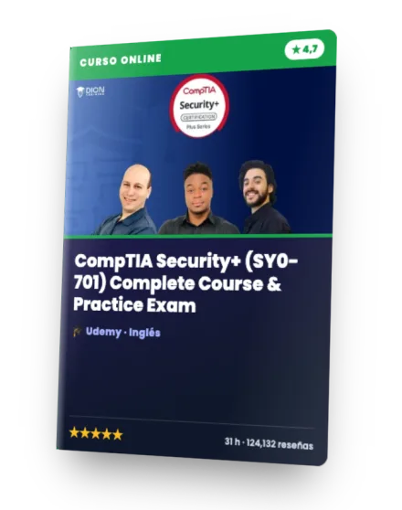 Curso CompTIA Security+ (SY0-701) Complete Course & Practice Exam